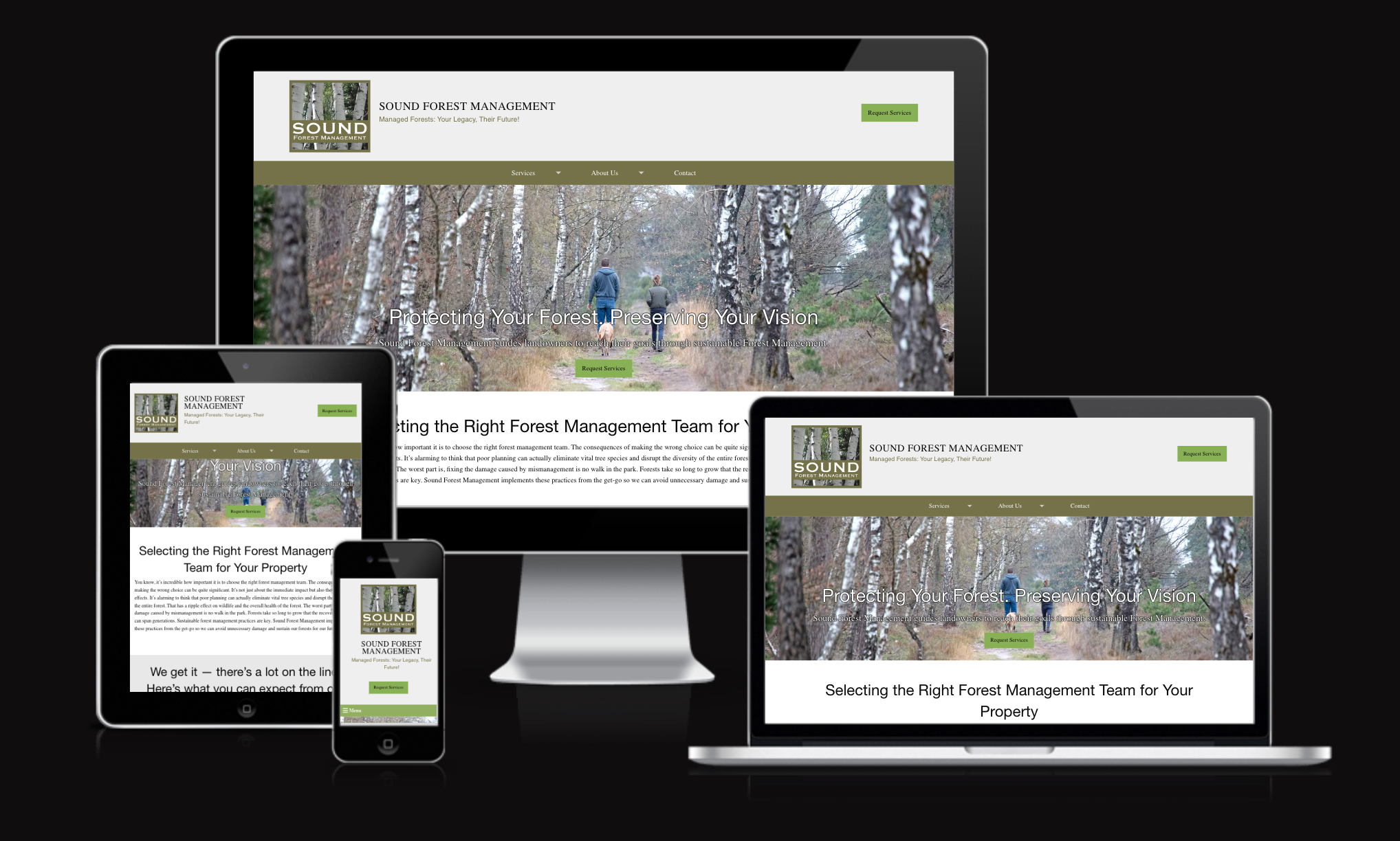 storybranded website design for natural resource industry