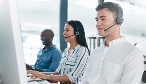 call center taking orders